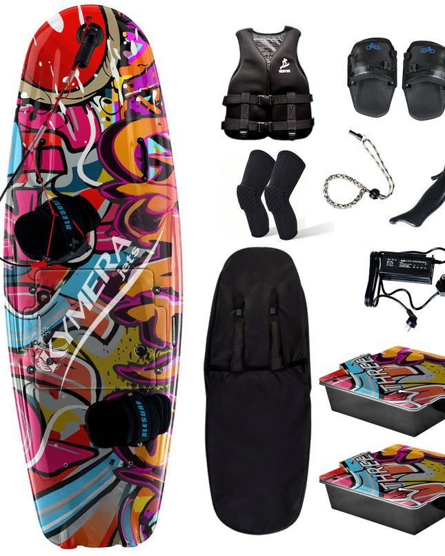 Electric surfboard green